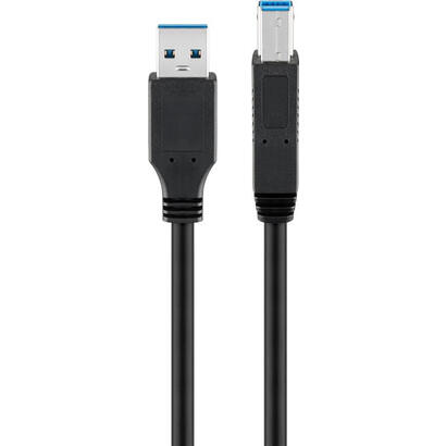 goobay-95721-cable-usb-usb-32-gen-1-31-gen-1-025-m-usb-a-usb-b-negro