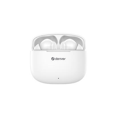 auriculares-denver-twe-48w-inalambrico-blanco