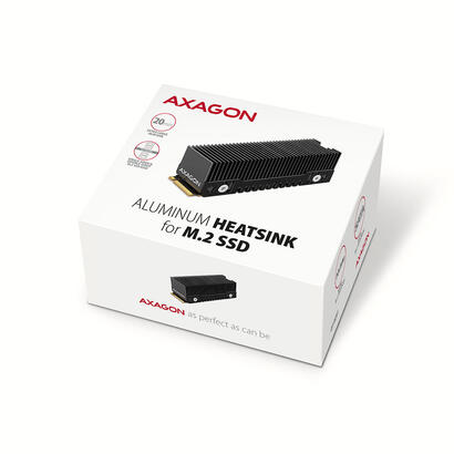 axagon-clr-m2xt-m2-ssd-passivkuhler-aluminium-2280-m2-nvme-ssd-ssd-disipador-termicoradiador-negro-gris-1-piezas