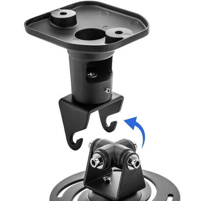 techly-022403-soporte-de-techo-para-proyector-10kg-22-cm-con-inclinacion-y-rotacion-ajustable