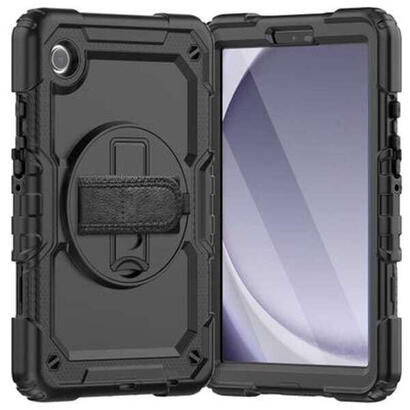 funda-tablet-samsung-galaxy-tab-a9-shockproof-rotating-360-negro-just-in-case-fuenda-a-prueba-de-golpes-compatible-samsung-galax