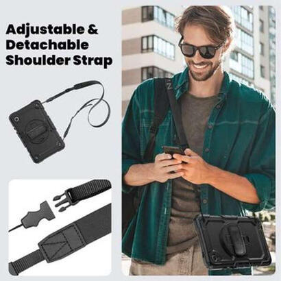 funda-tablet-samsung-galaxy-tab-a9-shockproof-rotating-360-negro-just-in-case-fuenda-a-prueba-de-golpes-compatible-samsung-galax