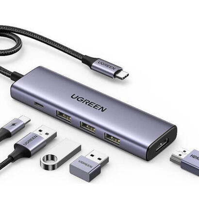hub-ugreen-5in1-usbc-to-hdmi3usb-30-apd