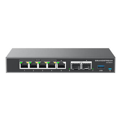 grandstream-networks-gcc6010-switch-gigabit-ethernet-101001000-energia-sobre-ethernet-poe-negro-plata
