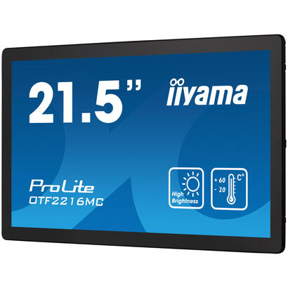 tft-touch-215546cm-iiyama-prolite-otf2216mc-negro-169-open-frame