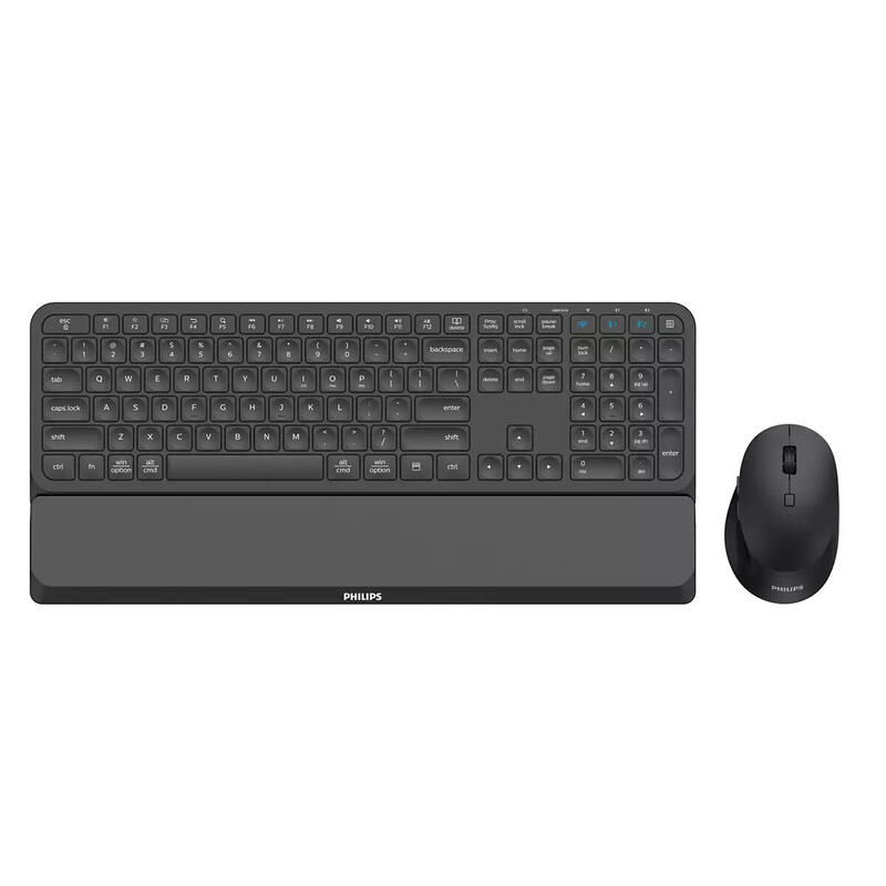 philips-6000-series-spt6607b16-teclado-raton-incluido-universal-rf-wireless-bluetooth-negro