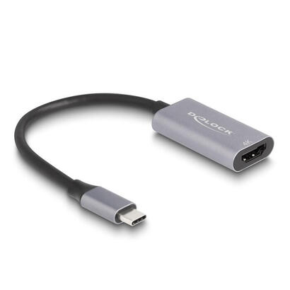 cable-delock-60020-hdmi-015-m-hdmi-tipo-a-estandar-usb-tipo-c-negro-gris