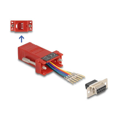 delock-67079-d-sub-hembra-de-9-pines-a-rj12-hembra-kit-de-montaje-rojo
