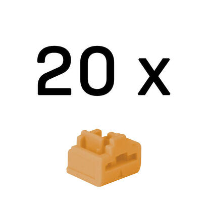lindy-cerradura-de-puerto-rj45-sin-llave-naranja-20-piezas-codigo-naranja-47898