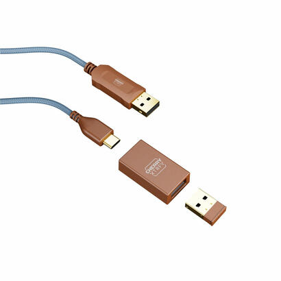 cherry-xtrfy-m64-raton-ergonomico-optico-5-botones-inalambrico-24-ghz-receptor-inalambrico-usb-azul