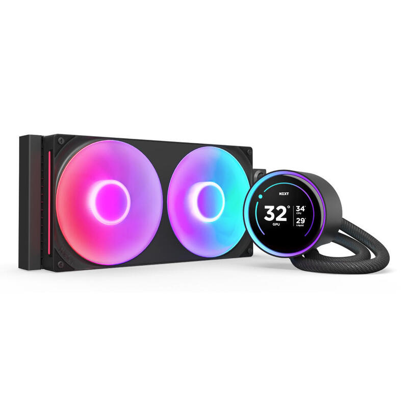 nzxt-kraken-elite-280-rgb-280-mm-refrigeracion-por-agua-negro-rl-kr28e-b2