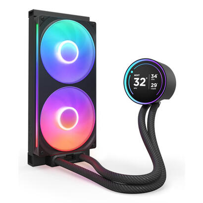 nzxt-kraken-elite-280-rgb-280-mm-refrigeracion-por-agua-negro-rl-kr28e-b2