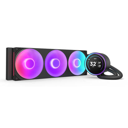 nzxt-kraken-elite-360-rgb-360-mm-refrigeracion-por-agua-negro-rl-kr36e-b2