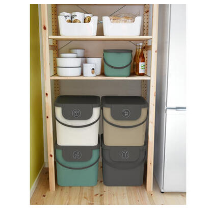 rotho-albula-cappuccino-contenedor-para-la-separacion-de-residuos-40l