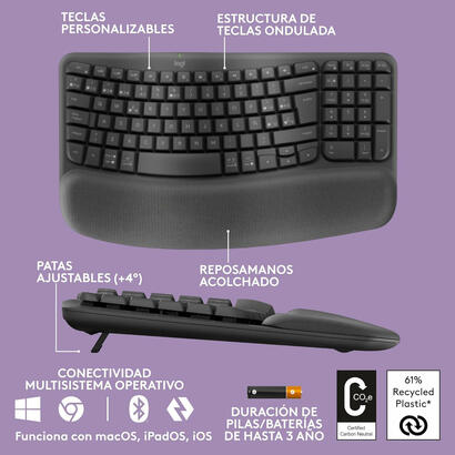 teclado-espanol-logitech-wave-keys-bluetooth-negro-920-012296