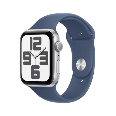 apple-watch-se-smartwatch-plateado-aluminio-44-mm-correa-deportiva-denim-ml-mxer3qfa