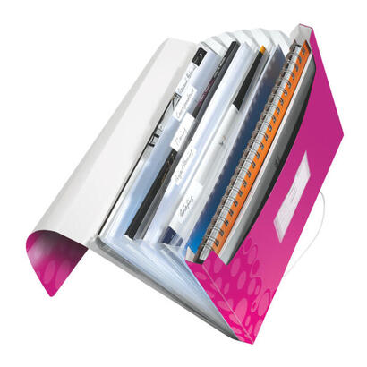 leitz-carpeta-acordeon-wow-pp-6-separadores-a4-fucsia