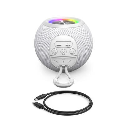 altavoz-hama-ball-shape-mono-blanco