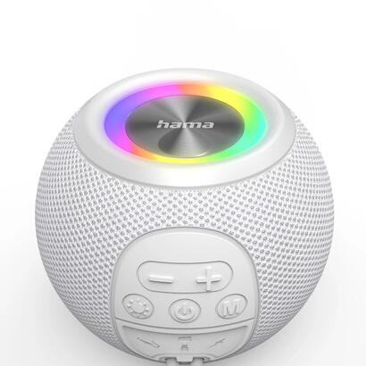 altavoz-hama-ball-shape-mono-blanco