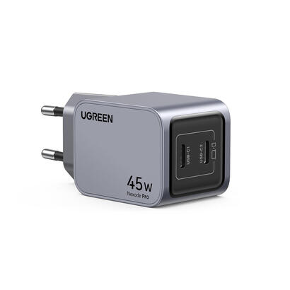 ugreen-nexode-pro-45w-dual-usb-c-gan-fast-charger-eu-gray