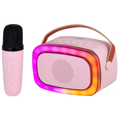 altavoz-karaoke-trevi-xr8a01-rosa