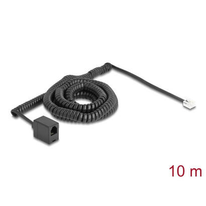 delock-telefoncable-spiralcable-rj11-stecker-zu-rj11-buchse-schwarz-10-m