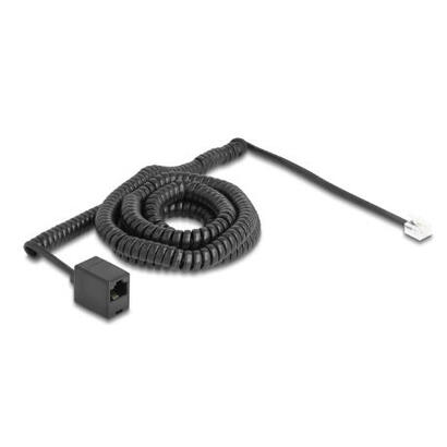 delock-telefoncable-spiralcable-rj11-stecker-zu-rj45-buchse-schwarz-10-m