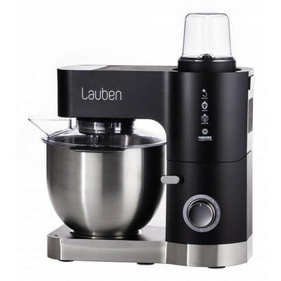 robot-de-cocina-lauben-lbnkm1200bc-1200-w-55-l-negro-acero-inoxidable