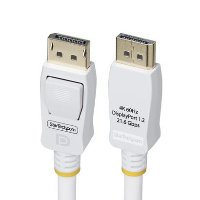 startechcom-6ft-white-vesa-certified-displayport-12-cable-with-latches-displayport-cable-displayport-zu-displaypor