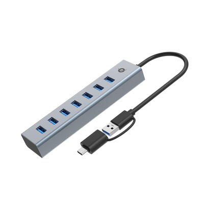 hub-usb-30-conceptronic-hubbies21gp-7-puertos-usb-c-a-7xusb-a-con-alimentador