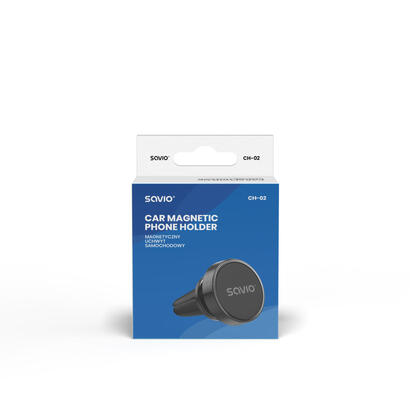 savio-ch-02-uchwyt-magnetyczny-samochodowy-aluminiowy-czarny