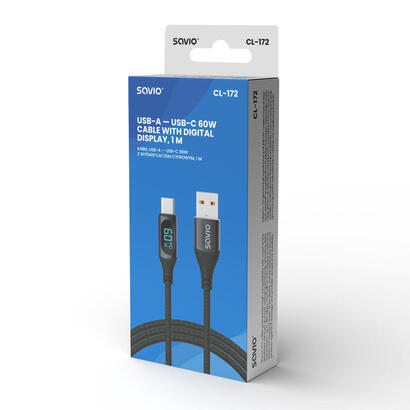 usb-cable-60w-cl0172-1m-savio
