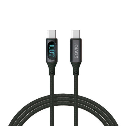 cable-savio-usb-c-usb-c-with-display-cl-174-1-m-black-cable-usb-usb-32-gen-1-31-gen-1-usb-c-negro