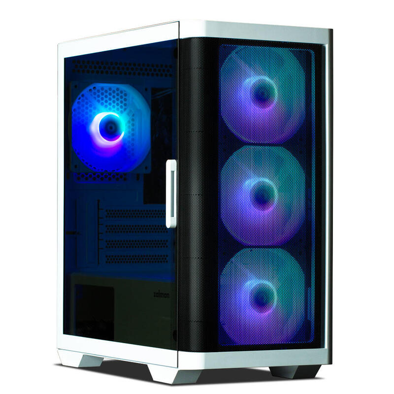 caja-pc-zalman-m4-white-matx-mini-tower-4-fans-argb caja-pc-zalman-m4-white-matx-mini-tower-4-fans-argb
