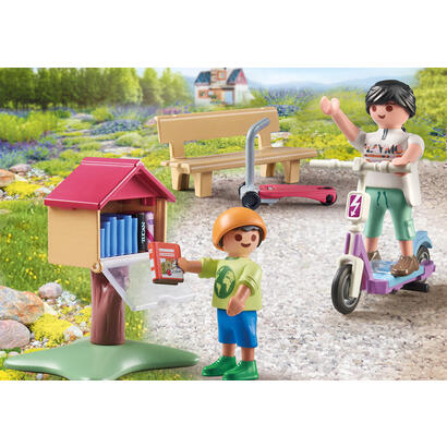 playmobil-71511-city-life-book-exchange-para-ratones-de-libros-juguetes-de-diseno-71511