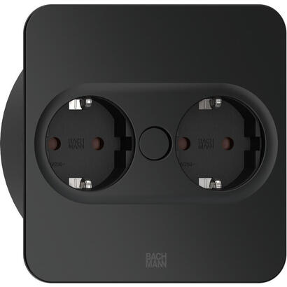 bachmann-946101-toma-de-corriente-2-x-type-f-acero-inoxidable