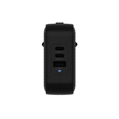 catgador-targus-hyperjuice-gan-70-vatios-power-delivery-30-pps-quick-charge-30-3-conectores-de-salida-2-usb-c-usb-negro