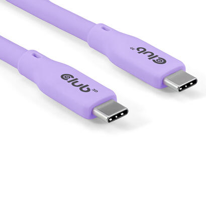 club3d-lifemyle-usb-c-cable-pd-240w20gbps-2m-lila-m-m-retail