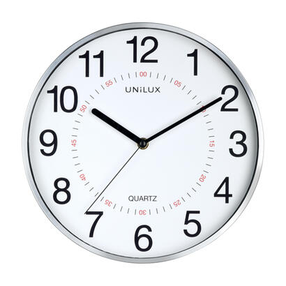 unilux-aria-wanduhr-metallgris-durchmesser-305