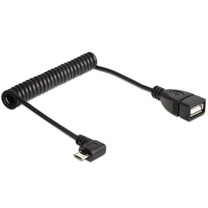 delock-cable-usb-micro-b-stecker-gewinkelt-usb-20-a-buchse-otg-spiralcable