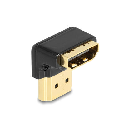 delock-hdmi-adapter-stecker-zu-buchse-90-unten-gewinkelt-8k-60-hz-metall