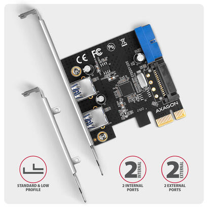 pceu-232rs-kontroler-pcie-22x-port-usb-32-gen-1-uasp-sp-lp-15-pin-sata-cargador