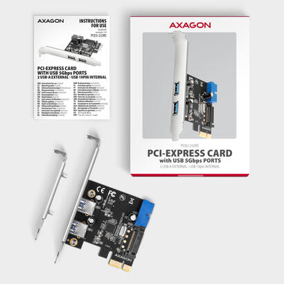 axagon-pceu-232rs-tarjeta-y-adaptador-de-interfaz-interno-usb-32-gen-1-31-gen-1 axagon-pceu-232rs-tarjeta-y-adaptador-de-interfaz-interno-usb-32-gen-1-31-gen-1