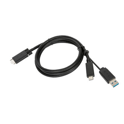 18-m-usb-c-to-usb-c-dock-cable-w-screw-mount-and-usb-a