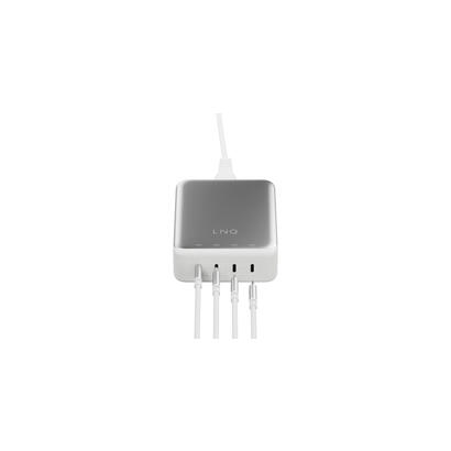 cargador-escritorio-4xusb-c-240w-gan2-plata-linq-hasta-240w-4xusb-c-pd-140w-maximo-por-puerto
