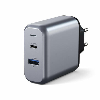 satechi-30w-dual-port-wall-charger-space-gray