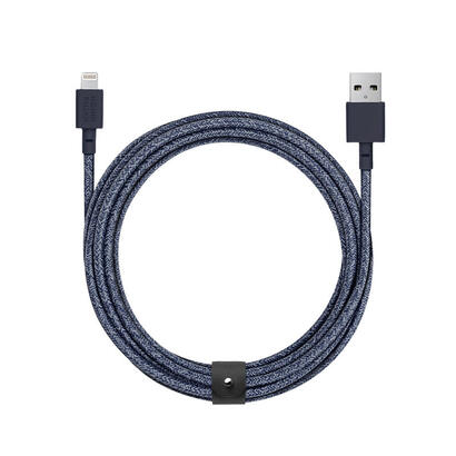 native-union-belt-cable-usb-a-to-lightning-3m-indigo-blue