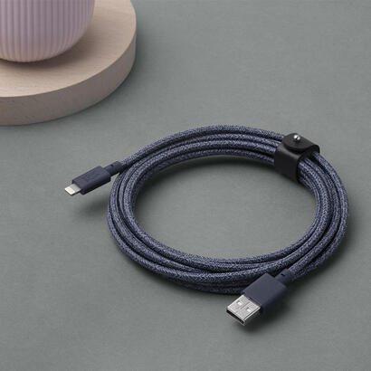 native-union-belt-cable-usb-a-to-lightning-3m-indigo-blue