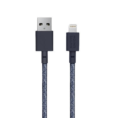 native-union-belt-cable-usb-a-to-lightning-3m-indigo-blue