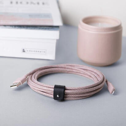 native-union-belt-cable-usb-a-to-lightning-3m-rose